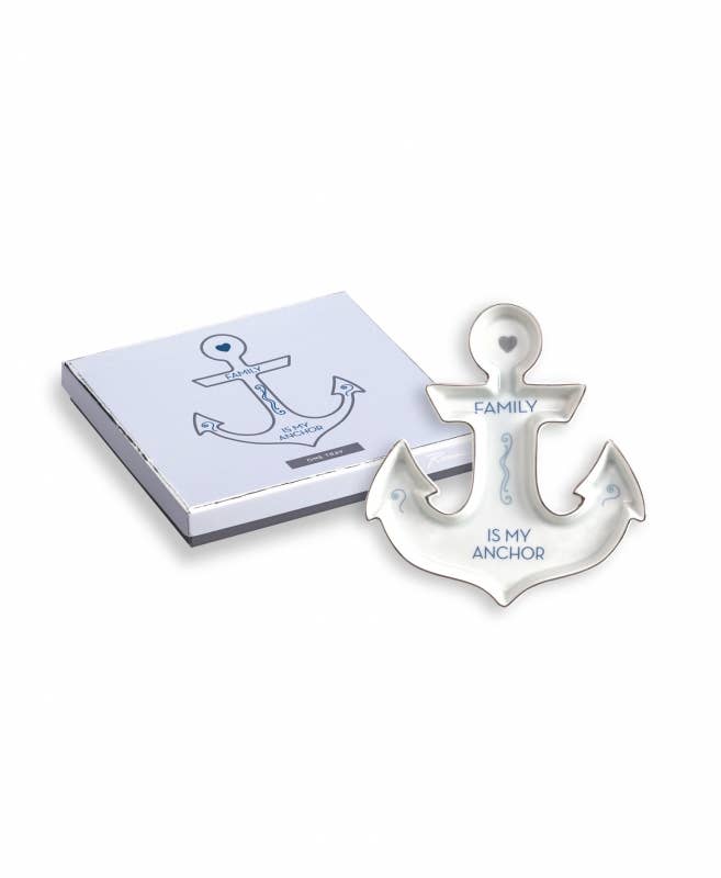 Rosanna - Wholesale Decorative Tray - Love You More Tray Anchor - Family Is My Anchor