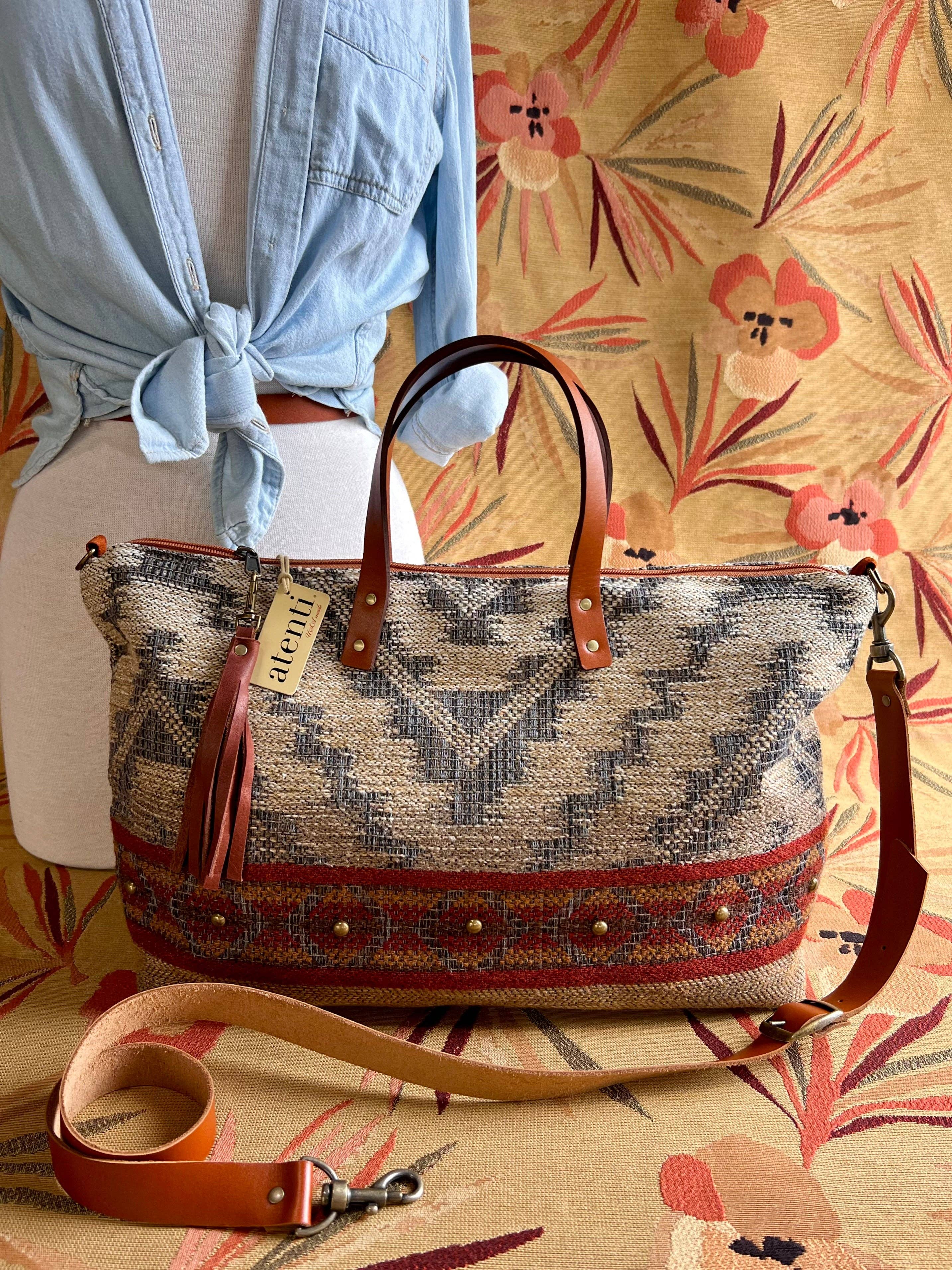 Atenti - Wholesale Tote Bag - Women's - USA Handcrafted Carryall Tote Bag, Chapparal Buddy Bag1