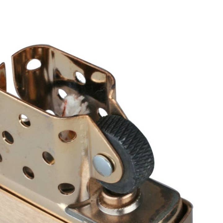 Benhalex - Wholesale Lighter - Zippo Lighter, Solid Brass, Brushed Finish, Classic #204B4