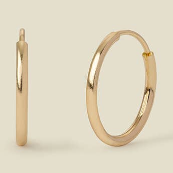 14k Live in Hoop Earrings for wholesale by Made By Mary