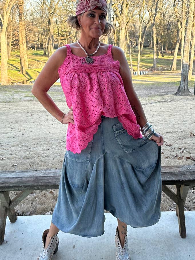 Jaded Gypsy - Wholesale Tank Top - Women's - Eye See You Tank - Magenta