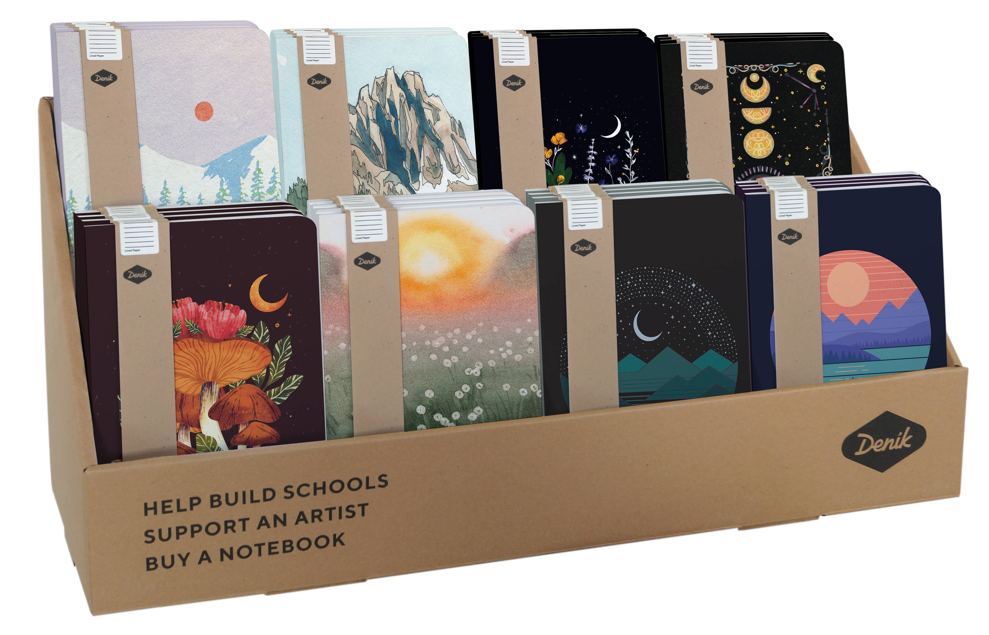 Denik - Wholesale Retailer Display - Paper & Novelty - Retail Display- 1 Free with Purchase $300. Must add to cart2