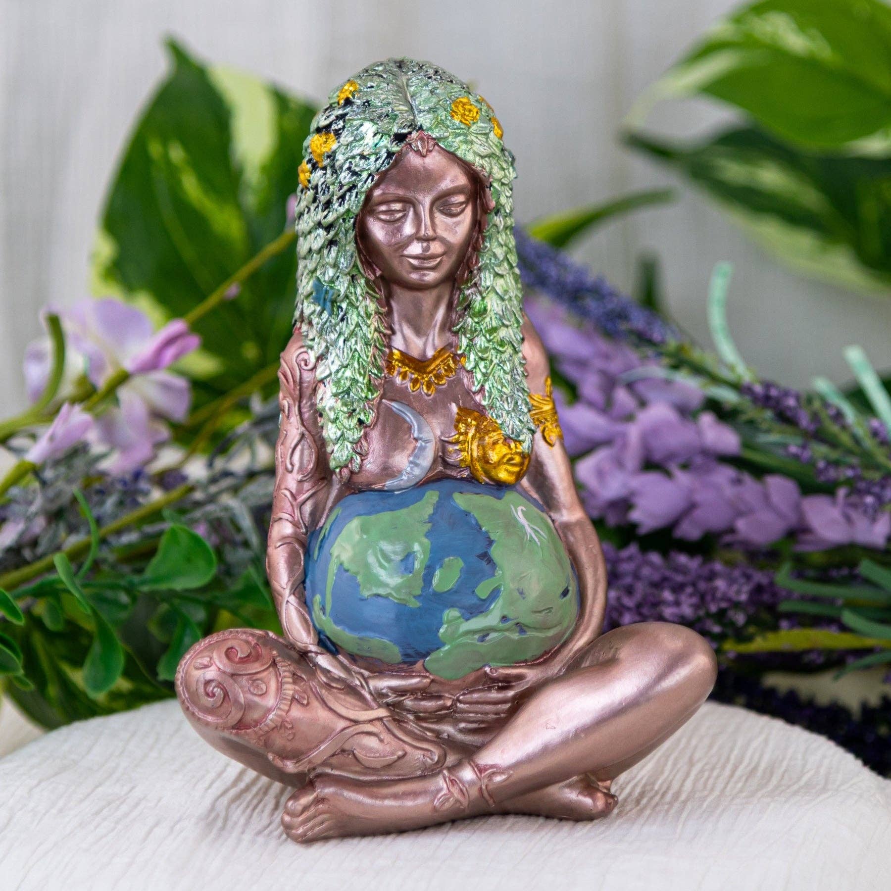 Down To Earth - Wholesale Sculpture - Goddess Gaia Statue: Millyear Mother Earth4