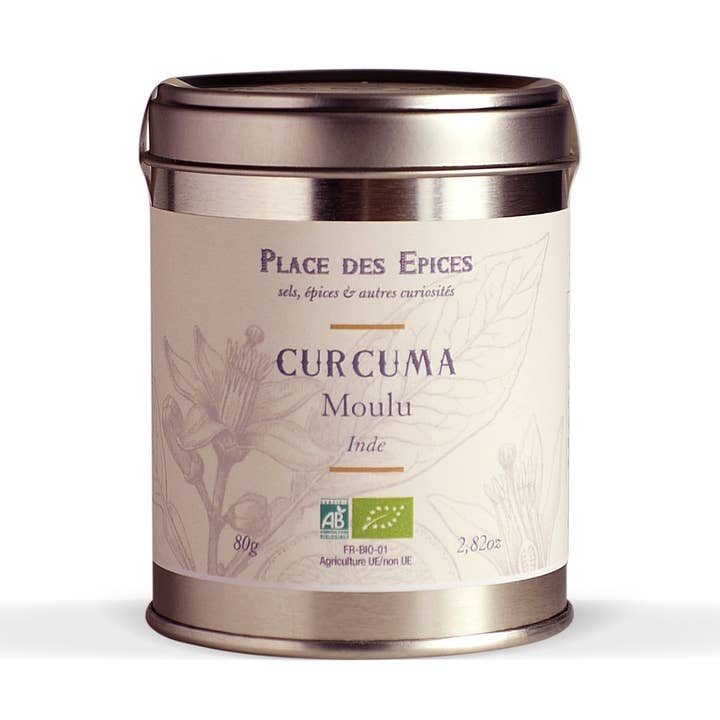 Organic ground turmeric for wholesale by Place des Epices