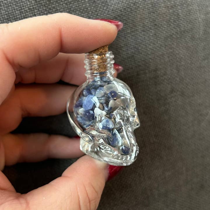 Atomic Alchemy - Wholesale Decorative Jar - Gemstone Skull Jars5