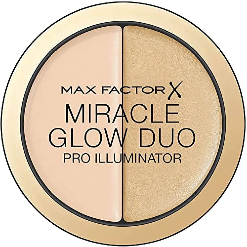 Beauty Goddess – wholesale Makeup highlighter – Max Factor - Creamy Highlighter Miracle Glow Duo Pro Illuminator, 10 - Light0