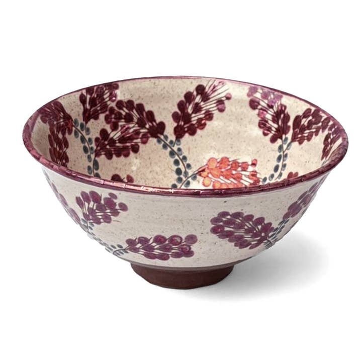 Metalen Druivenrank Keramische Diepe Kom voor wholesale door KILIIM