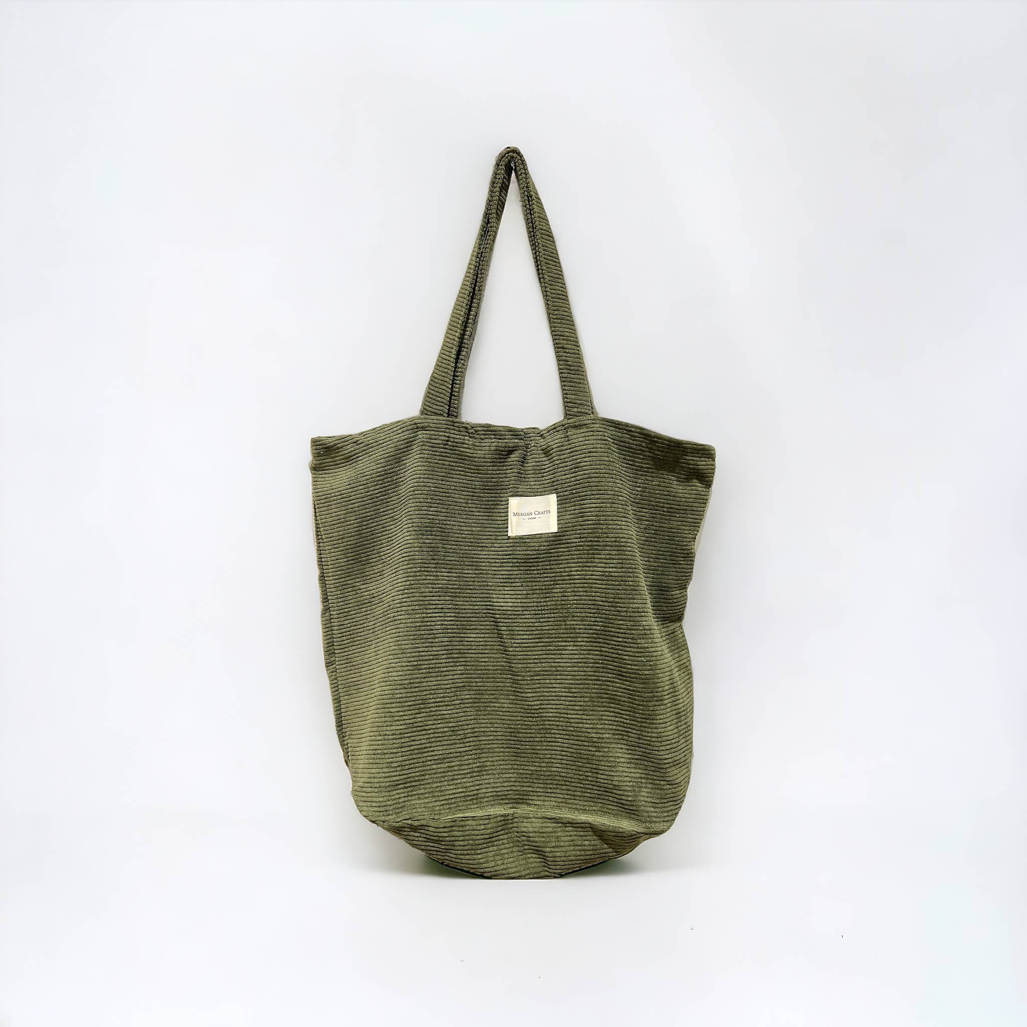 MERGAN CRAFTS - TEXTILE - Vendita all'ingrosso Borsa tote - Donna - Borsa per la spesa grande, borsa tote, con tracolla lunga - Velluto a coste6