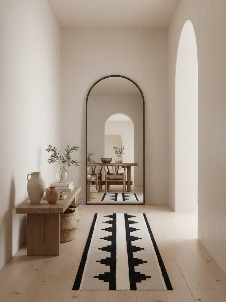 Nala Black Wool Handwoven Kilim Rug for wholesale by Mumo Toronto Inc