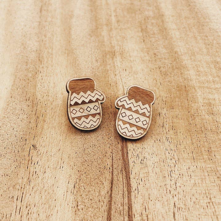 Bernie Mittens Wooden Pin Set for wholesale by The Wooden Pin