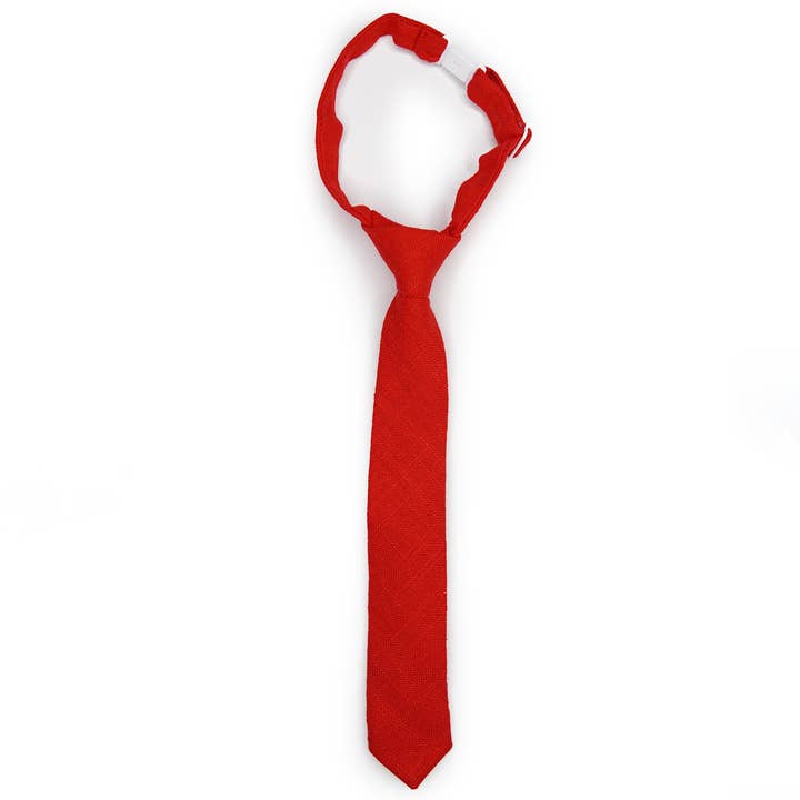 True Red - Cravate pour garçons pour la vente par Boon Ties