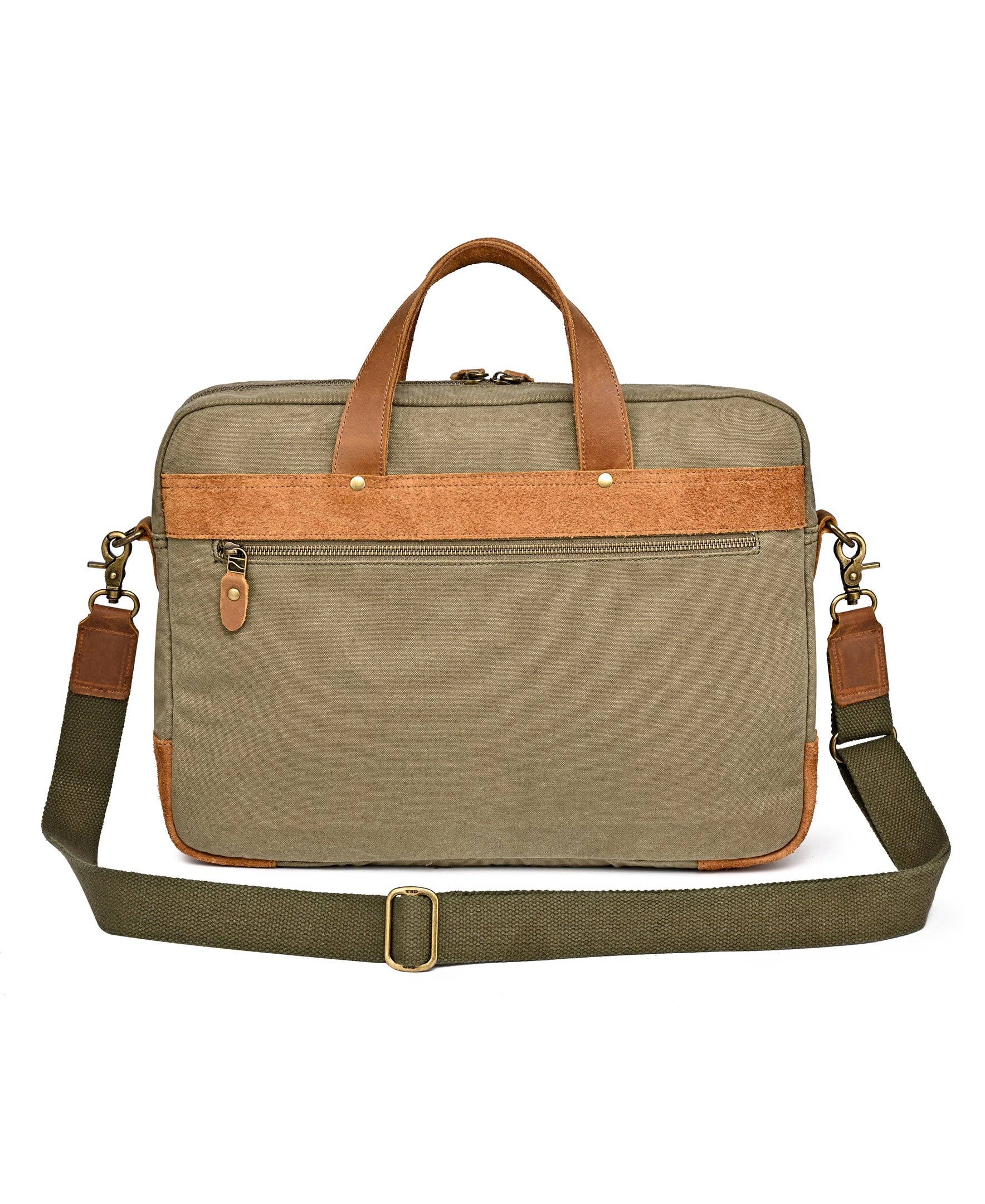 TSD Brand – wholesale Briefcase – Unisex – Valley Oak Canvas Brief Bag3