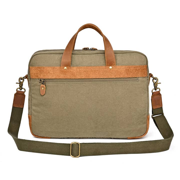 TSD Brand – wholesale Briefcase – Unisex – Valley Oak Canvas Brief Bag3