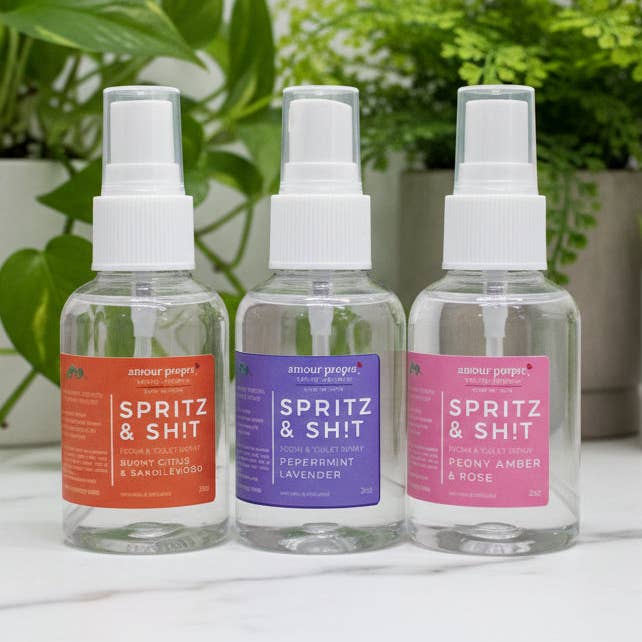 Spritz & Sh!t Bathroom Spray Minis for wholesale by Amour Propre