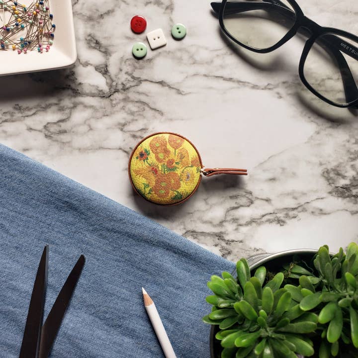 Monarque - Wholesale Measuring Tape - Van Gogh Sunflowers Measuring Tape1