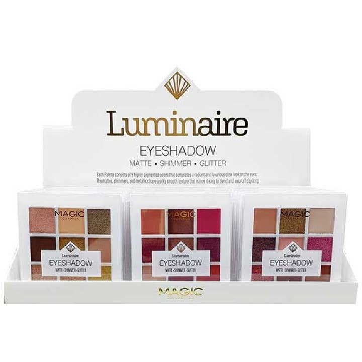 LUMINAIRE EYESHADOW MATTE SHIMMER GLITTER 18PC BOX SET and other Purchase Wholesale français luminaire extérieur. Free Returns & Net 60 Terms on Faire trending on Faire.