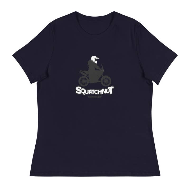 Biking Squatchnut Women's Relaxed T-Shirt for wholesale by Squatchnut