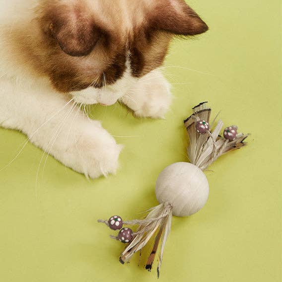Cheerhunting - Wholesale Pet Toy - Cat - Moo - Raffia Feather Cat Toy