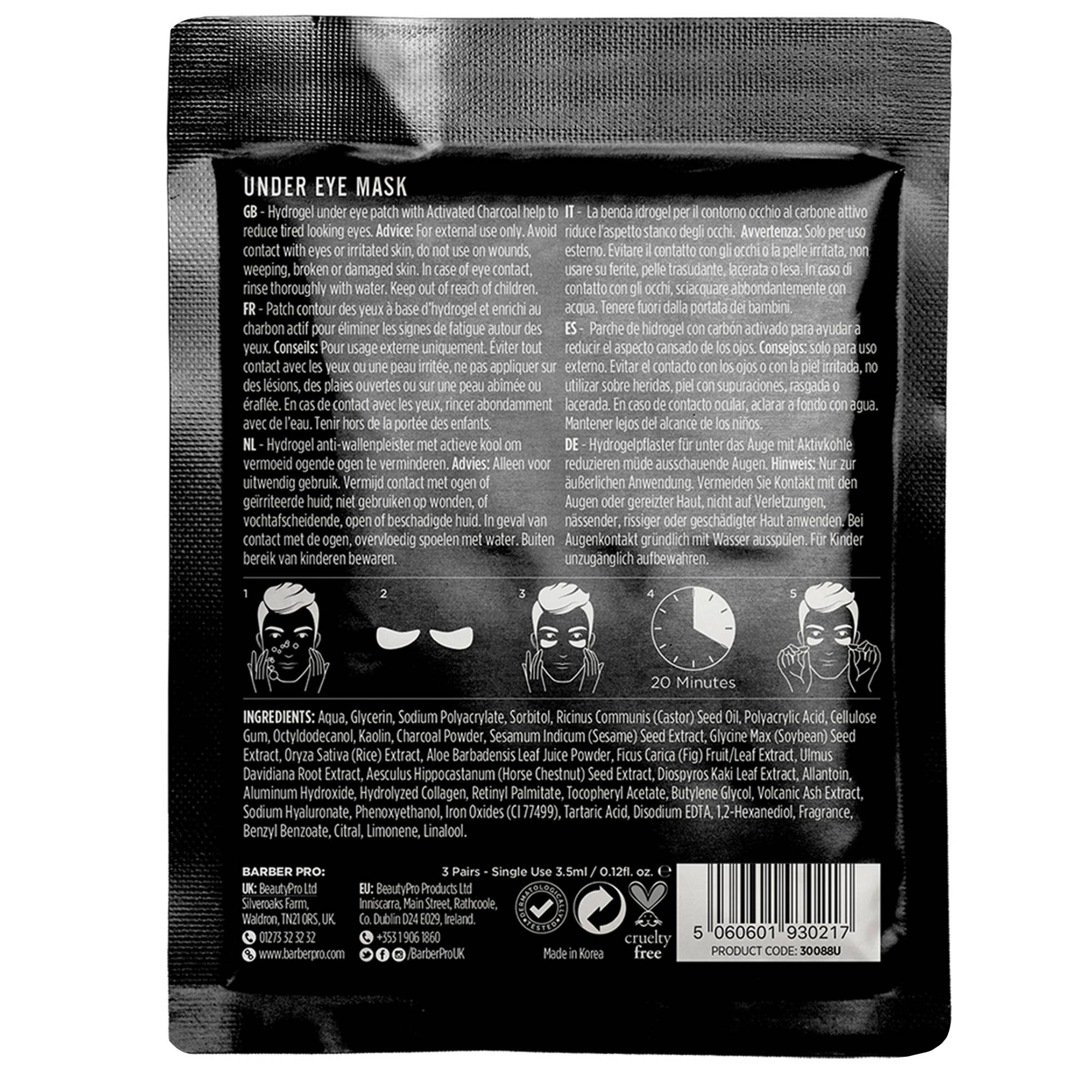 BARBER PRO - Wholesale Eye Treatment Mask - BARBER PRO Under Eye Mask - 3 Pack10