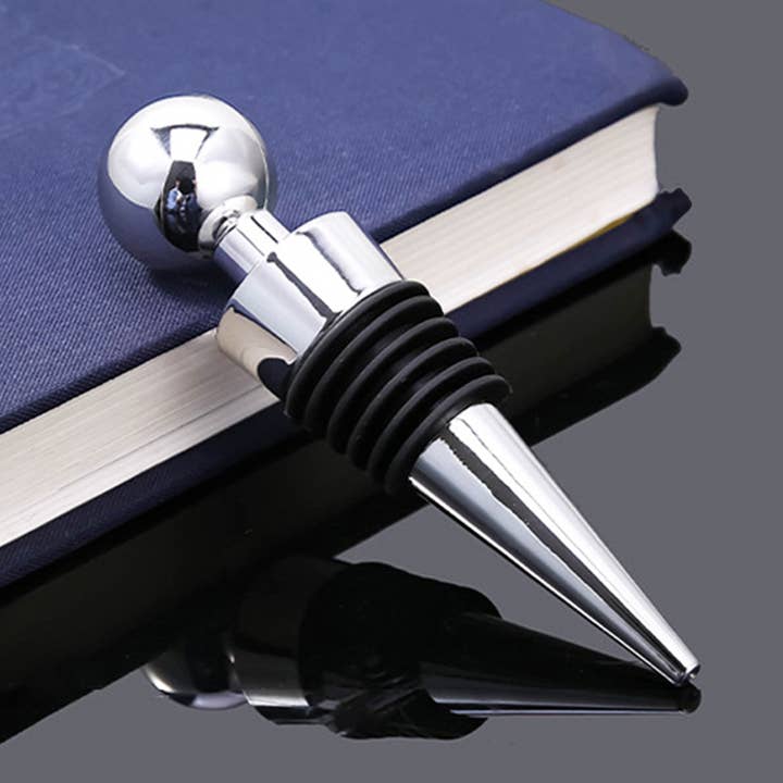 Sostraw & SmartThings - Wholesale Wine Stopper - Bottle Stopper - Classic- Gold or Silver1
