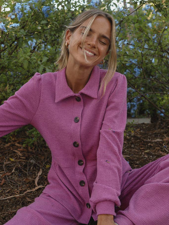 JK024A Luftjacke Fuchsia für den Großhandel von If She Loves