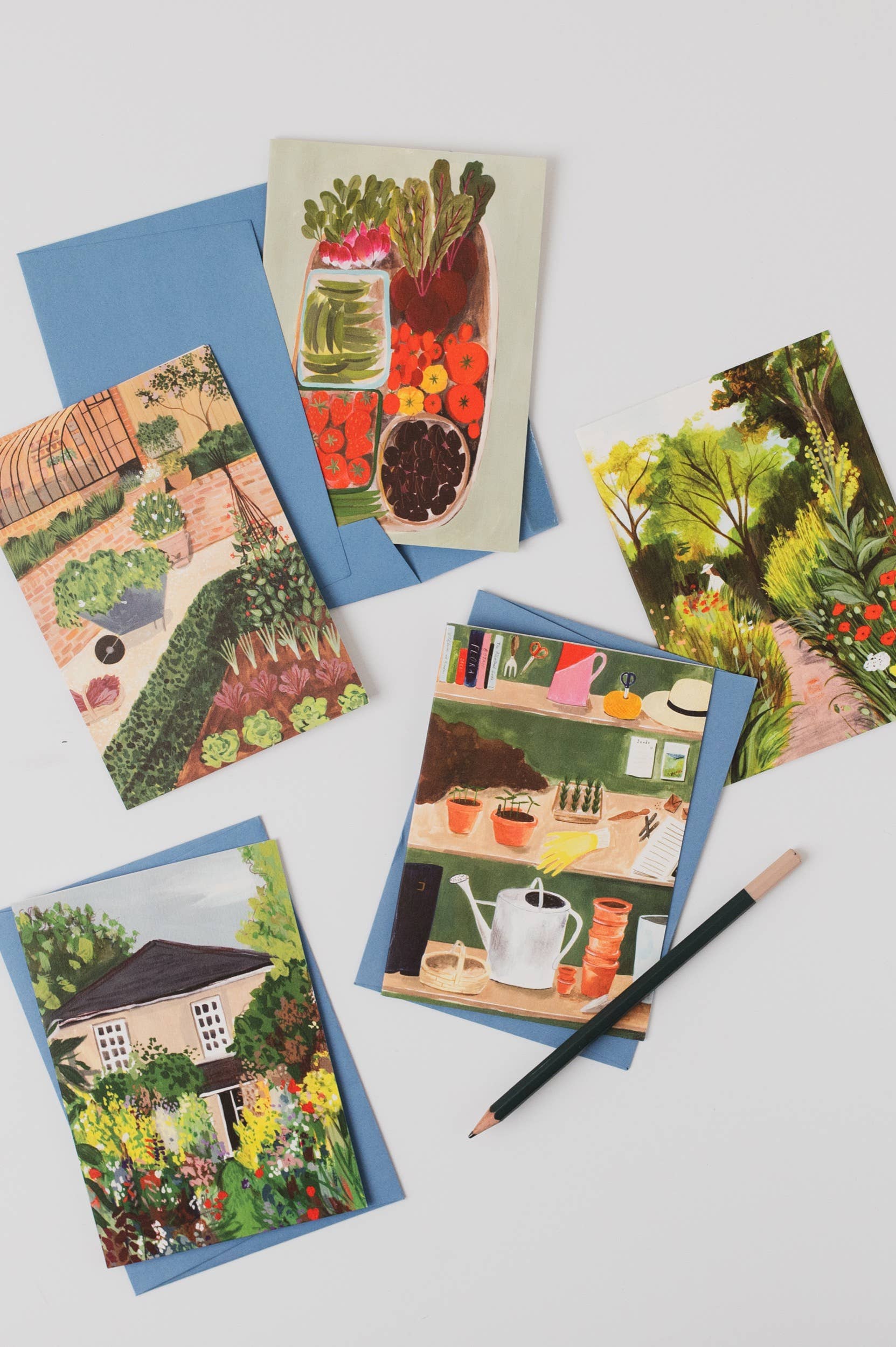 Peggy & Kate – wholesale Everyday greeting card – Potting Shed Card | Card for Gardener | Greenhouse2