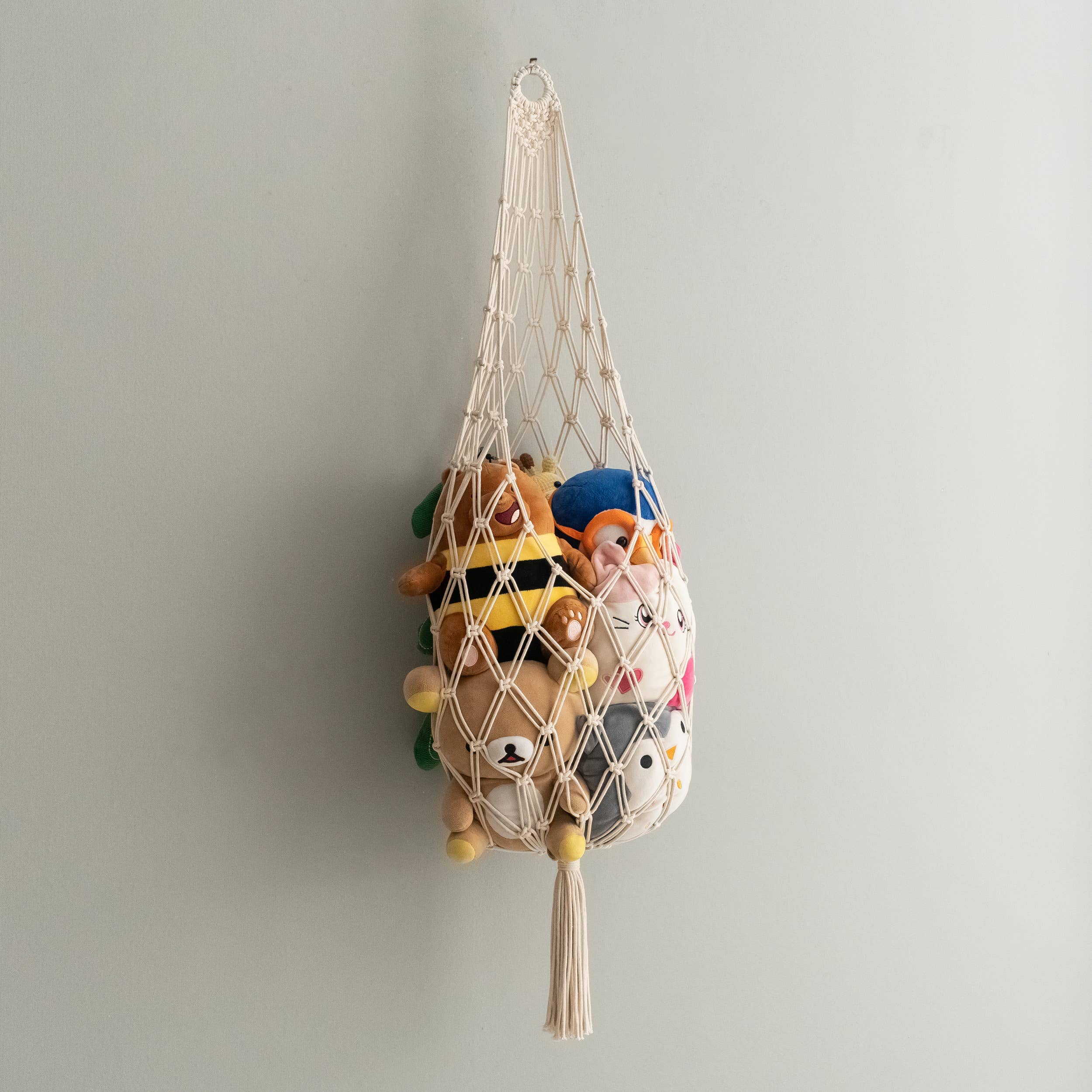 BeanDaikon – wholesale Stuffed/plush toy – Kids & baby – Toy Storage Hammock For Boho Nursery Organization I958