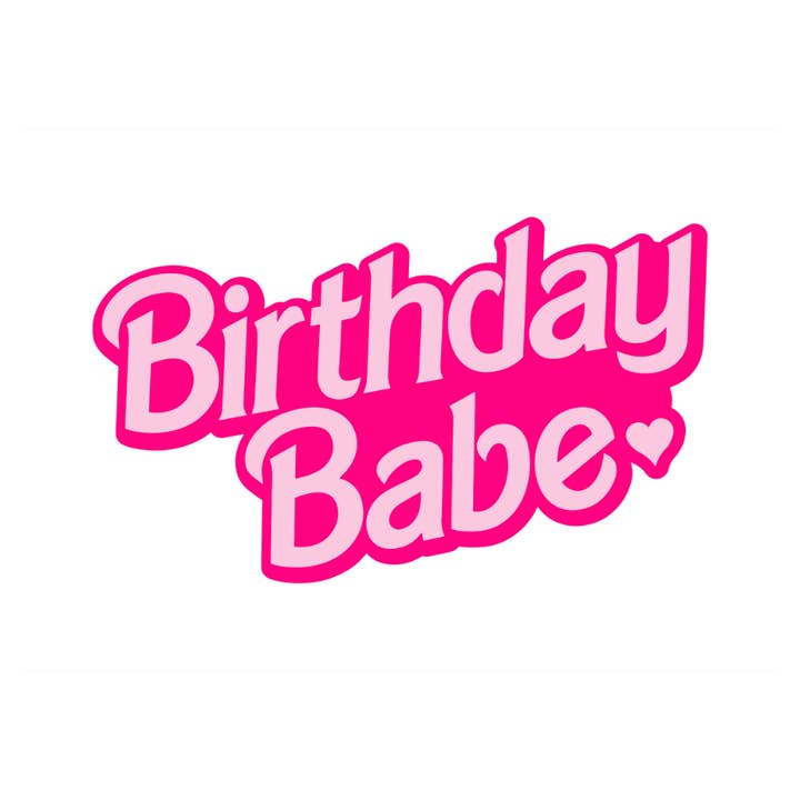 Cherrypick - Wholesale Banner - Kids & Baby - Birthday Babe Banner (Barbie Inspired) | Girls Birthday Sign