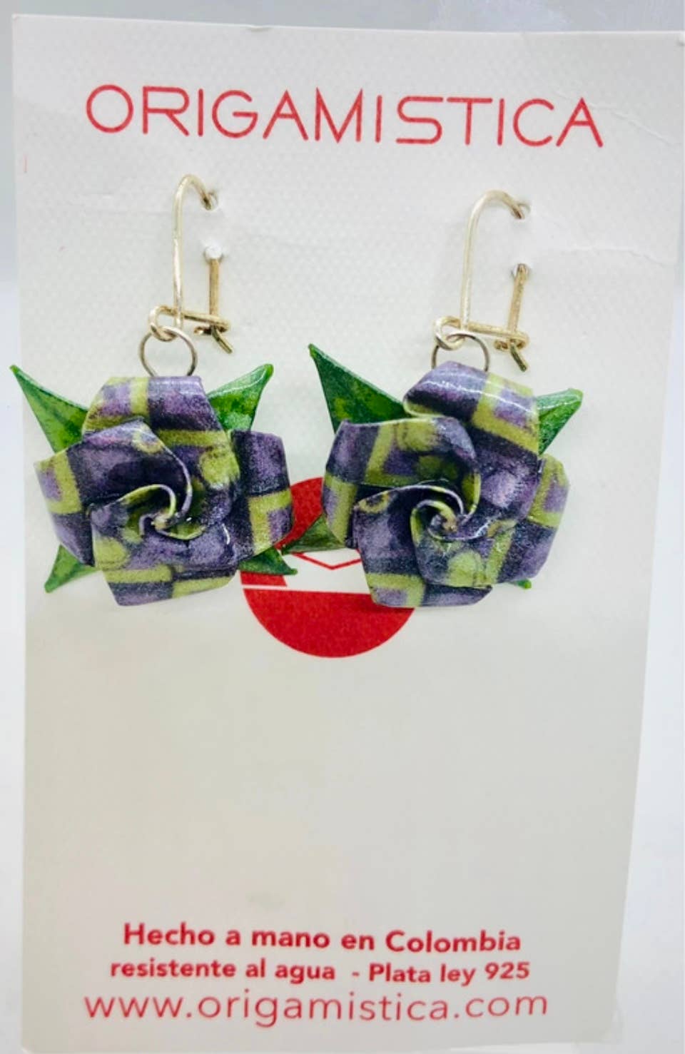 L'éco maison décoration - Wholesale Dangle Earrings - Origami flower earrings13