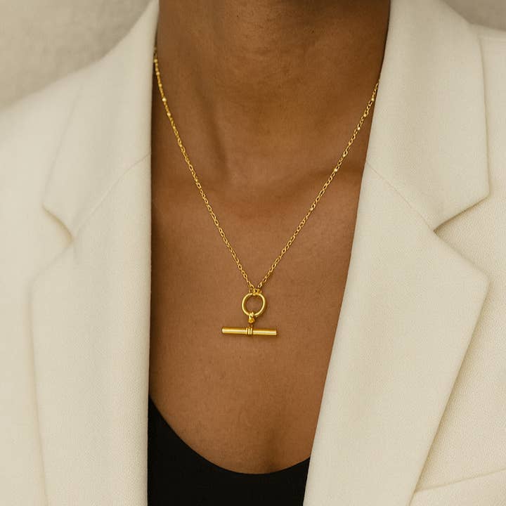 T Bar Delicate Chain Necklace 18k Gold Plated Dainty Gift and other Purchase Wholesale lisa angle. Free Returns & Net 60 Terms on Faire trending on Faire.