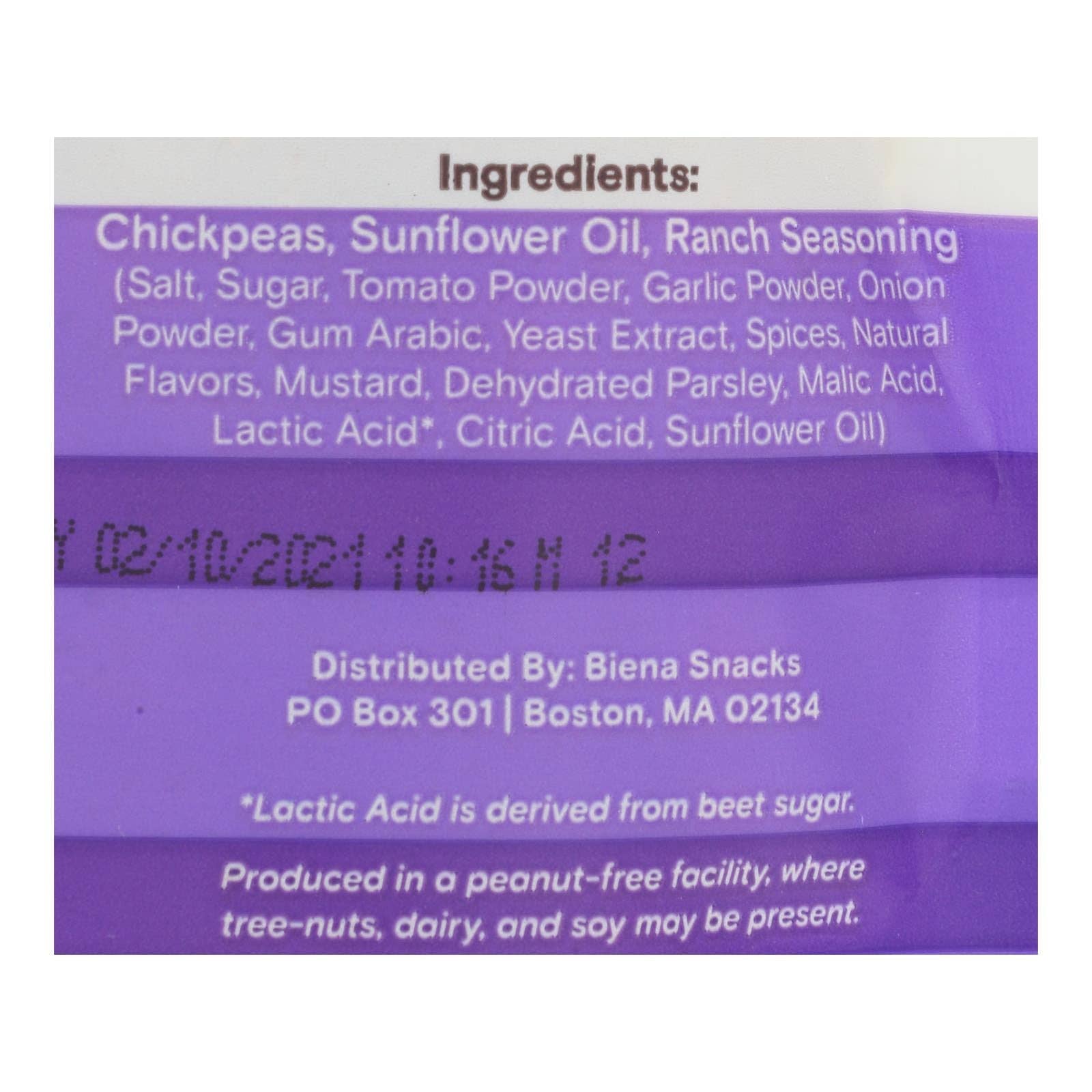 Everyday Supply Co - Wholesale Nuts - Biena Chickpea Snacks - Rockin' Ranch - Case Of 8 - 5 Oz.2