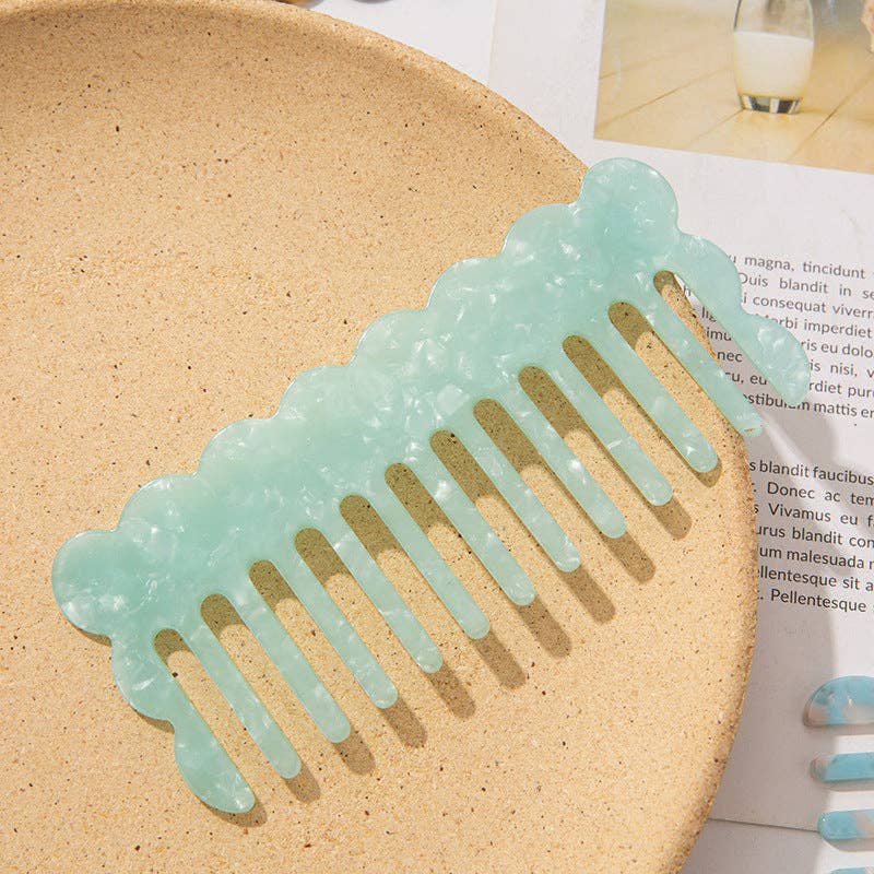 WEST AUSSIE SUPPLIES – wholesale Hair brush/comb – Wavy Acetate Anti-Static Mini Comb3