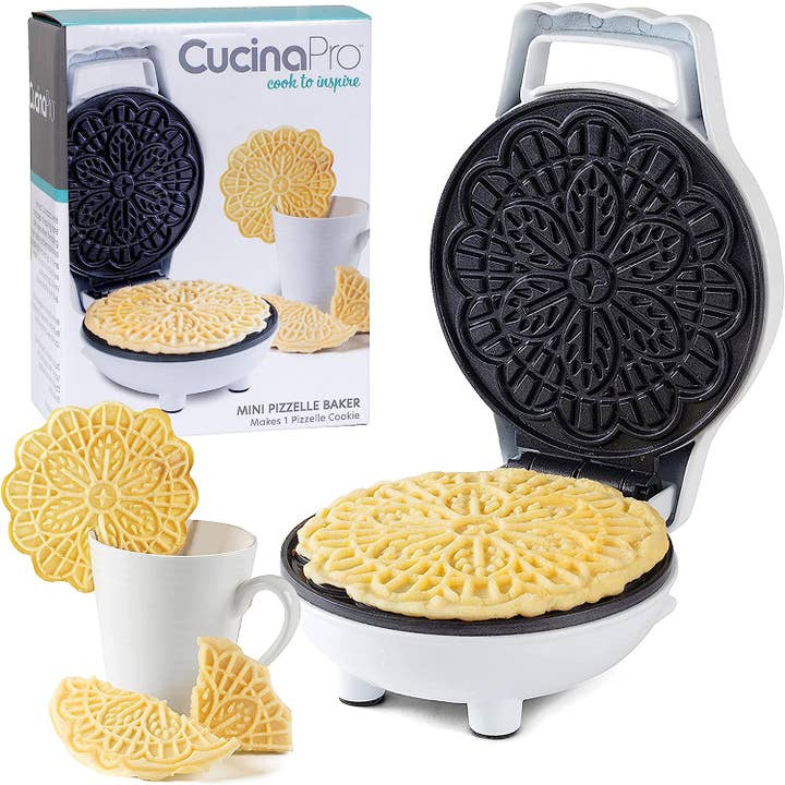 CucinaPro Mini Electric 4" Pizzelle Baker for wholesale by CucinaPro