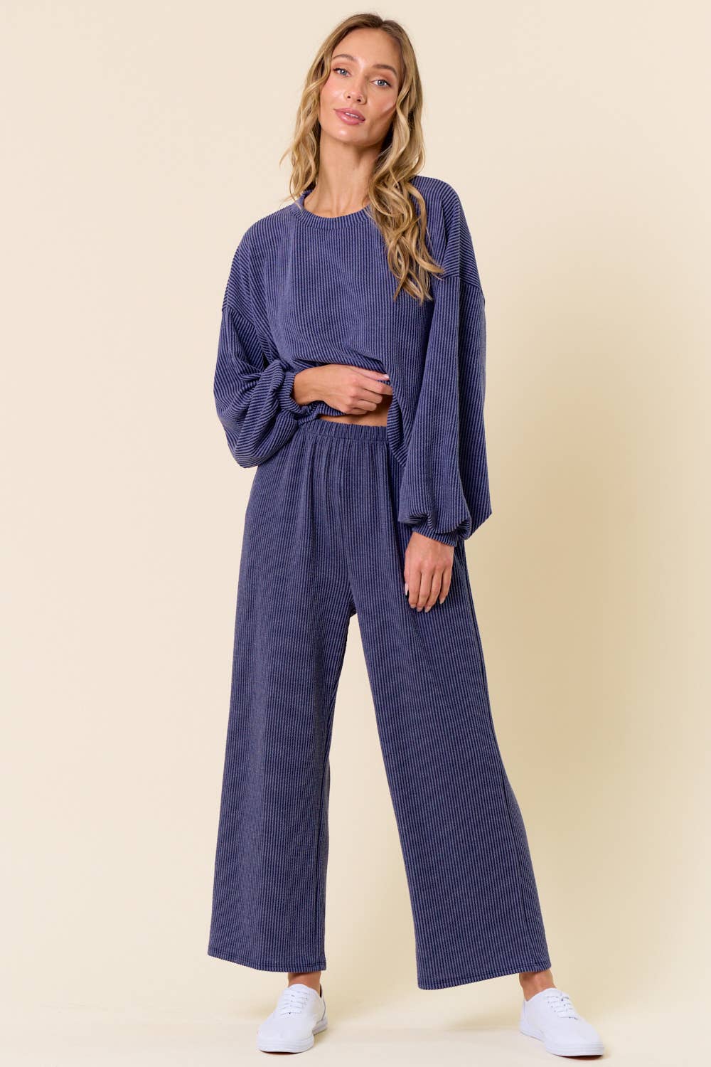 lovely melody - Wholesale Knit Top - Women's - LMT4100-Manifest ribbed top6