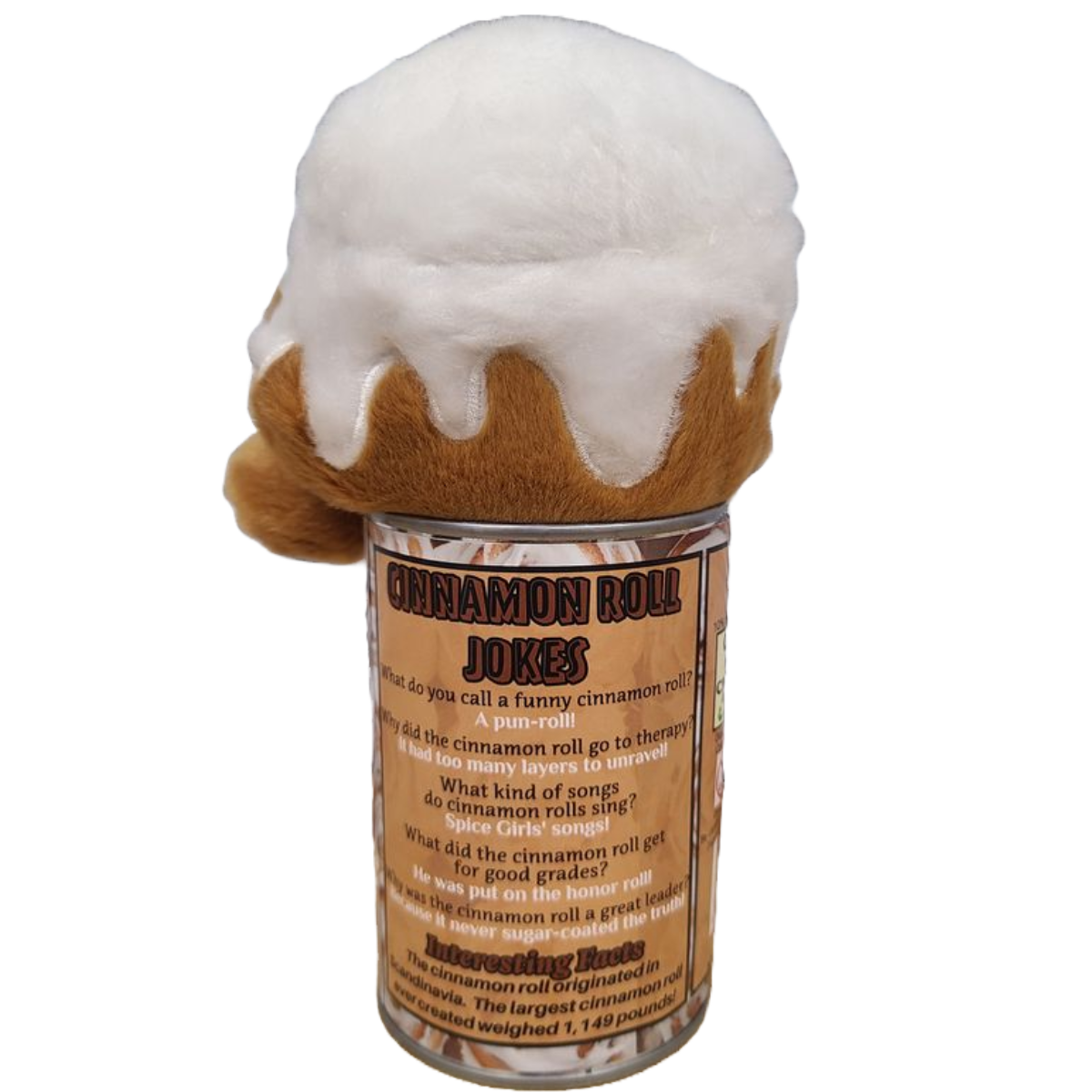 Canned Gifts - Wholesale Stuffed/Plush Toy - Kids & Baby - Canned Cinnamon Roll | Baking Plush in a Can w/Funny Jokes6