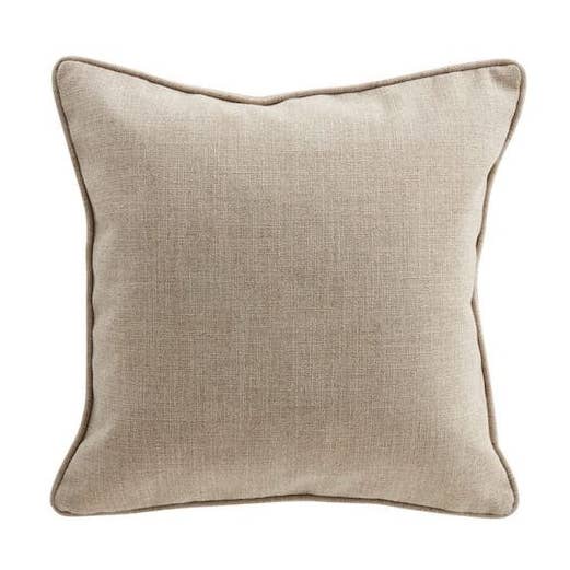 Funda de cojín tejida Casina en piedra caliza para venta al por mayor de TEXTURED LIVES