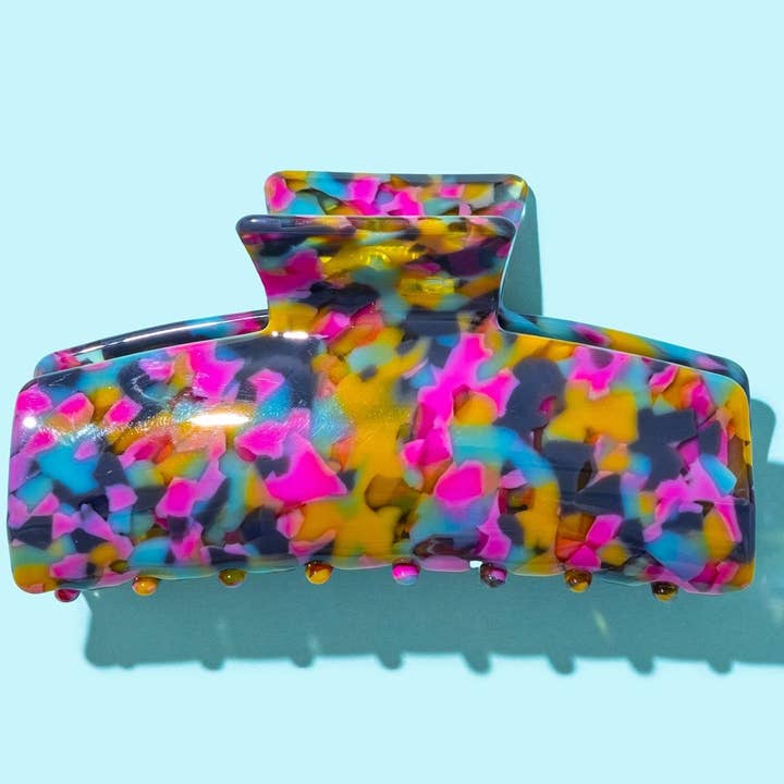 Heldere Schildpad Grote Klauwclip - Min. 4 (CC-29) voor wholesale door Taylor Elliott Designs