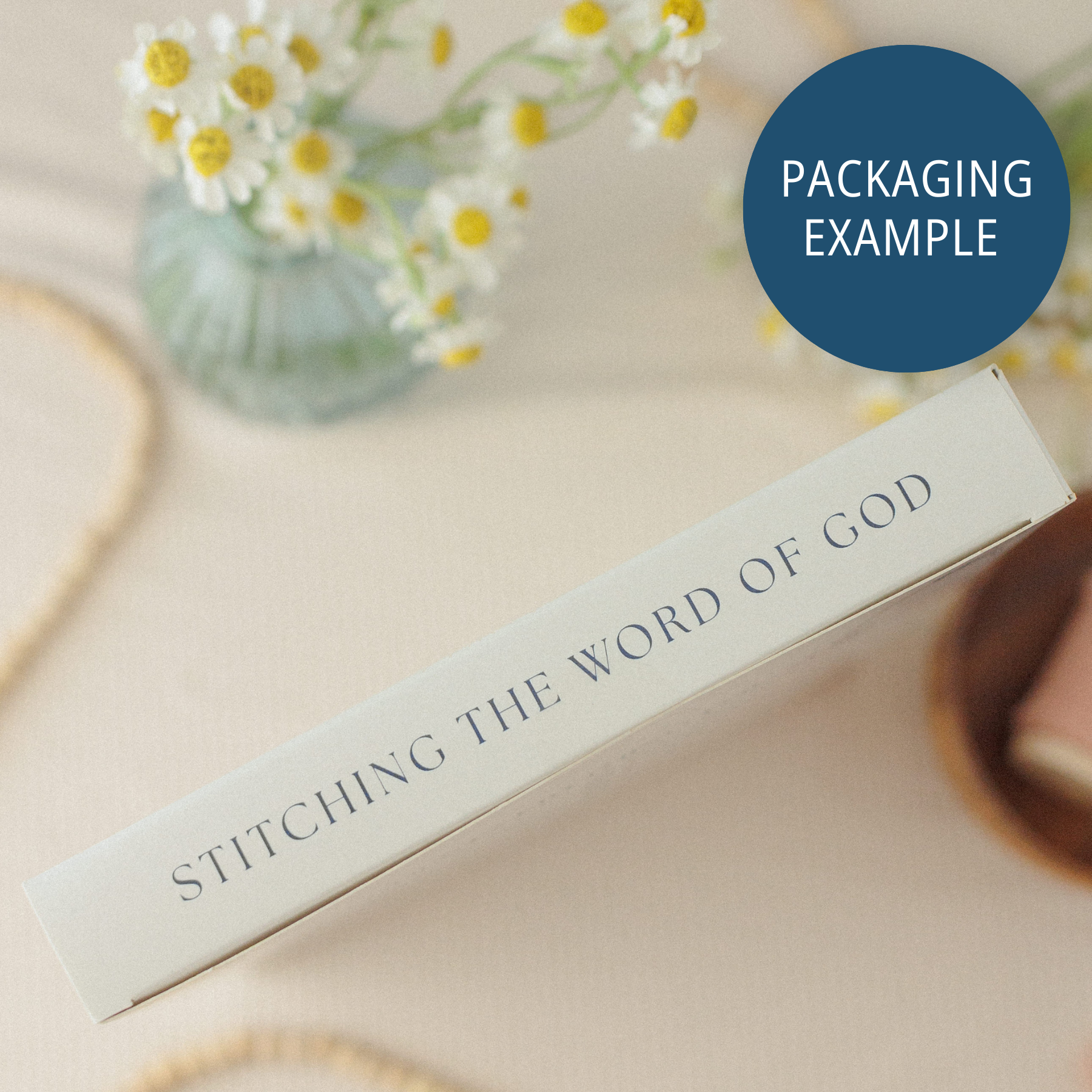 Abide Embroidery Co. - Wholesale Embroidery/Cross Stitch Supplies - "A Woman Who Fears the Lord" (Proverbs 31:30) Embroidery Kit5