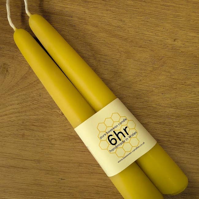 6hr Traditional Hand Dipped Candles made from Pure Beeswax for wholesale by Fantasy Candles