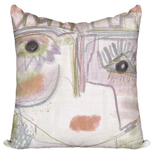 Chica in Lavendar for wholesale by Windy O'Connor Art & Home