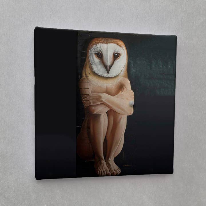 Impresión en lienzo #01314 Owl Street Art para venta al por mayor de Eicie