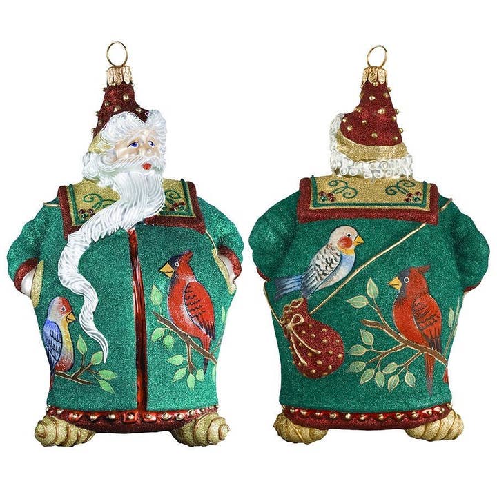 12 jours de Noël - Décoration à quatre oiseaux qui chantent pour la vente par Joy To The World Collectibles