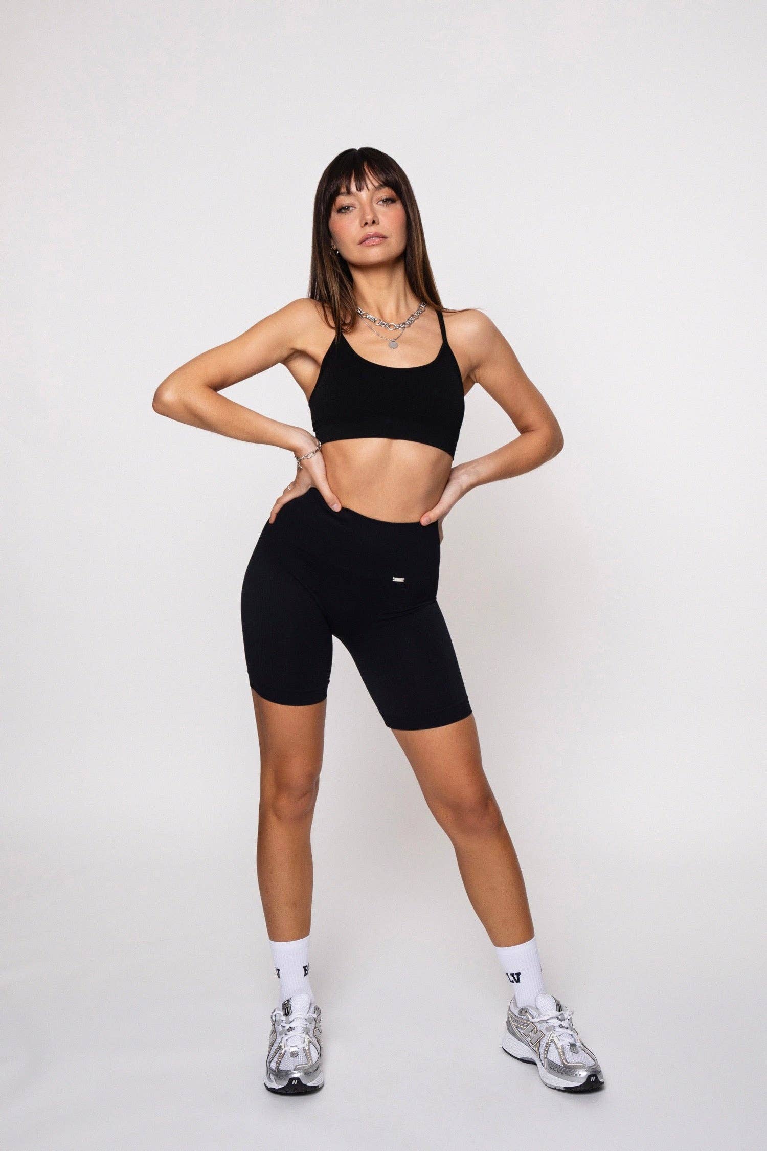 Black Bliss Biker Push-Up  en Negro for wholesale on Faire5