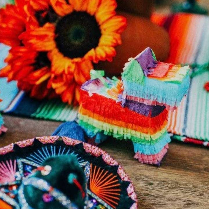 My Soiree Designs - Wholesale Party Favor - Vibrant Mini Donkey Piñata for Weddings & Parties0