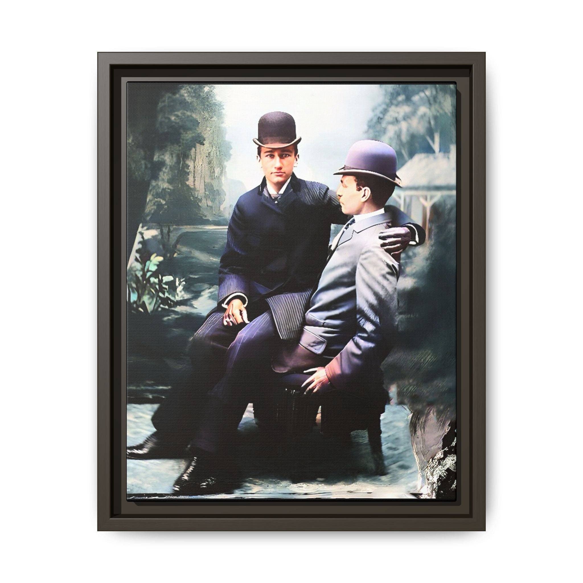 Walt & Pete - Wholesale Art Print - paire 027 | Framed Vintage Photo - Matte Canvas1