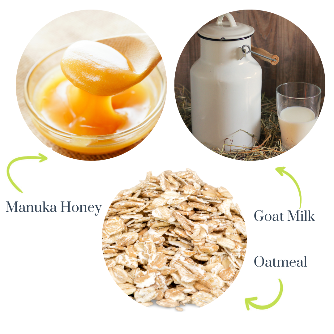 Honeoye Remedies - Wholesale Bar Soap - Manuka Honey (MGO 550+) +Goat Milk Soap(Hydrate & Exfoliate)3