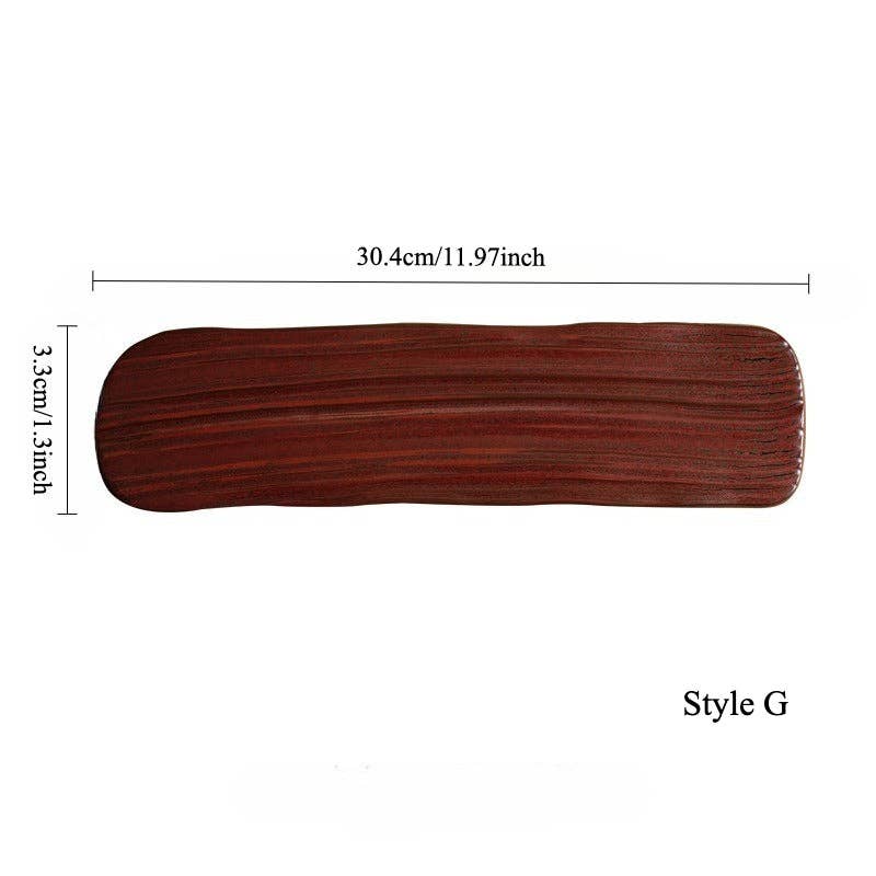 Gohobi （We cover U.S. import duties） – wholesale Dinner plate – Gohobi Hand-Painted Rectangular Sushi Plate6