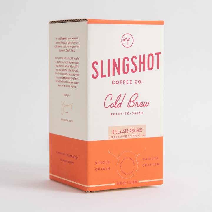 Slingshot RTD Fridge Box (Case of 6) for wholesale by Slingshot Coffee Company