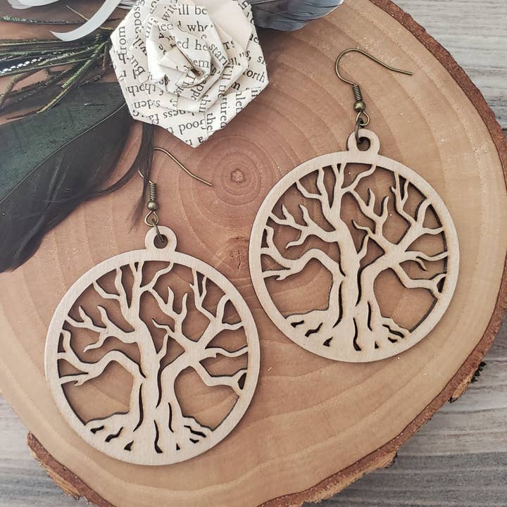 Tree Of Life Örhängen för wholesale av The Innovative Tech