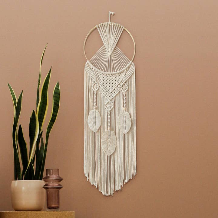 Check Mate Macrame Wall Hanging for wholesale by Coco Carpets